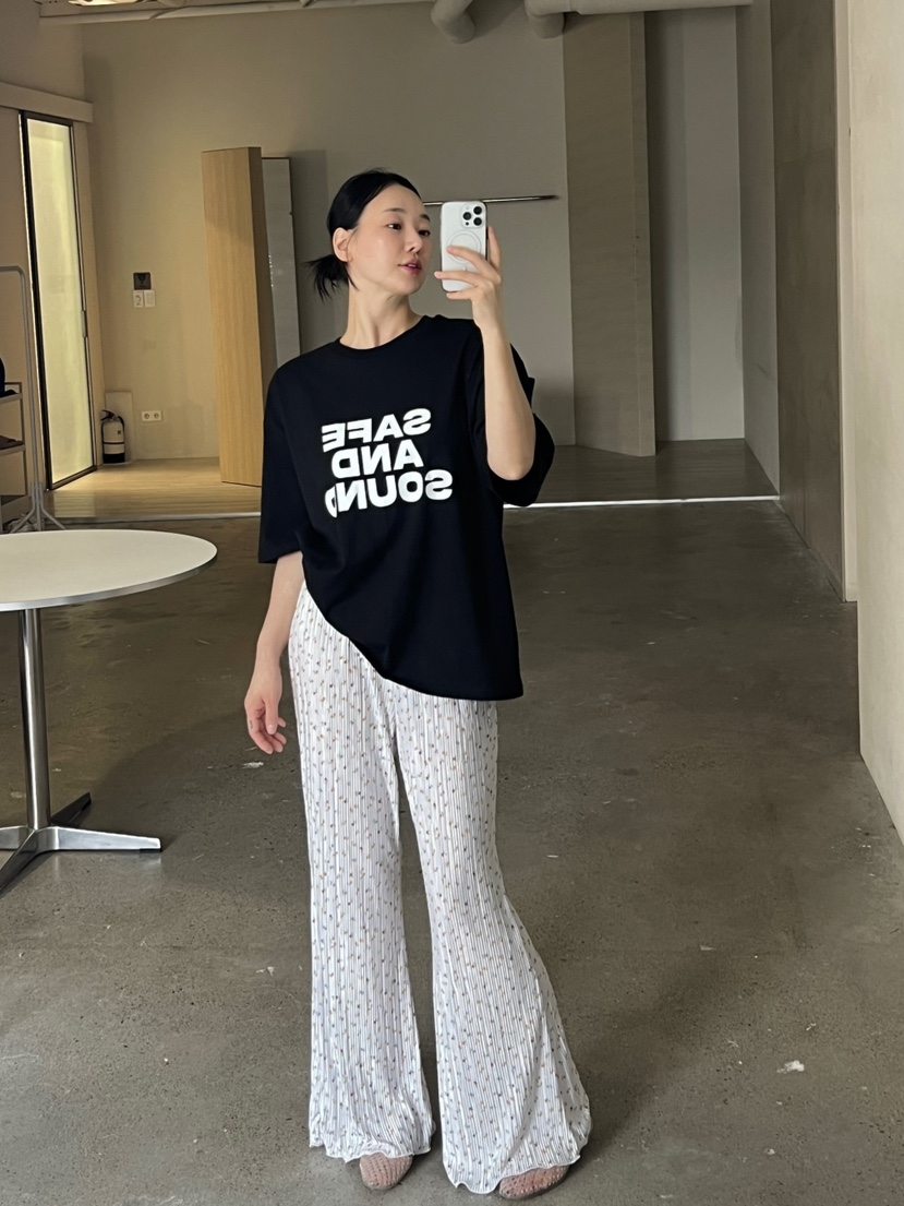 VERNI韓國直郵㊣東大門實拍女裝新品時尚25春夏推薦休閑休閑褲VERNI休閑褲