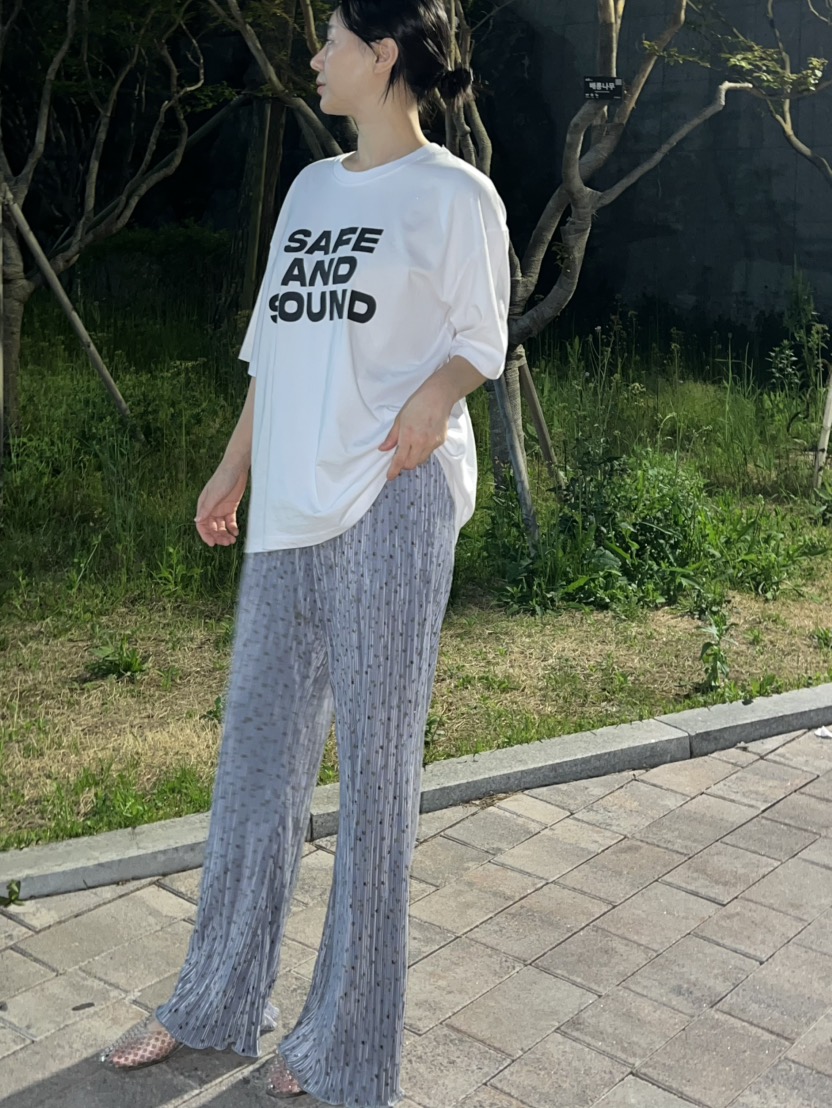 VERNI韓國直郵㊣東大門實拍女裝新品時尚25春夏推薦休閑休閑褲VERNI休閑褲