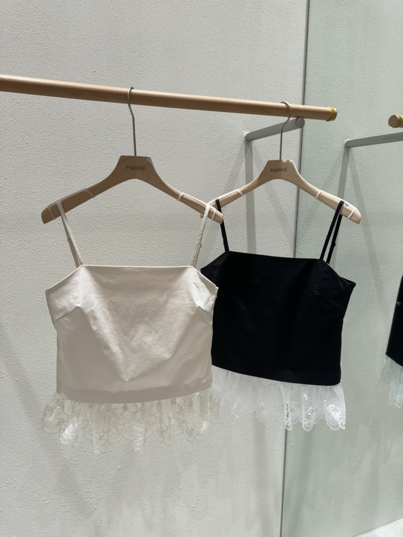 MARKE-P直郵韓國代購㊣女裝新品人氣休閑25春夏吊帶背心蕾絲MARKE-P吊帶/背心