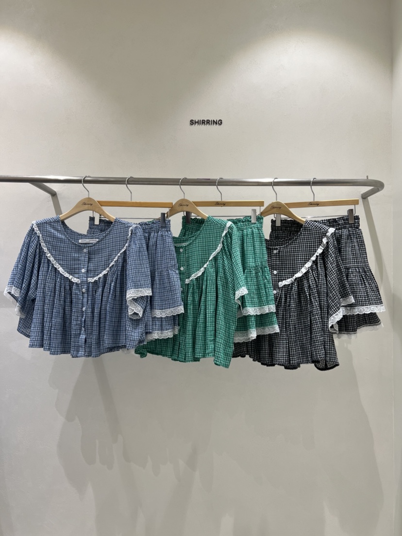 SHIRRING韓國直郵㊣東大門實拍女裝新品休閑推薦熱賣人氣裙褲SHIRRING裙褲