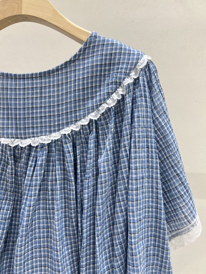 SHIRRING直郵韓國代購㊣女裝新品25春夏人氣休閑襯衫蕾絲衫SHIRRING襯衫/蕾絲衫