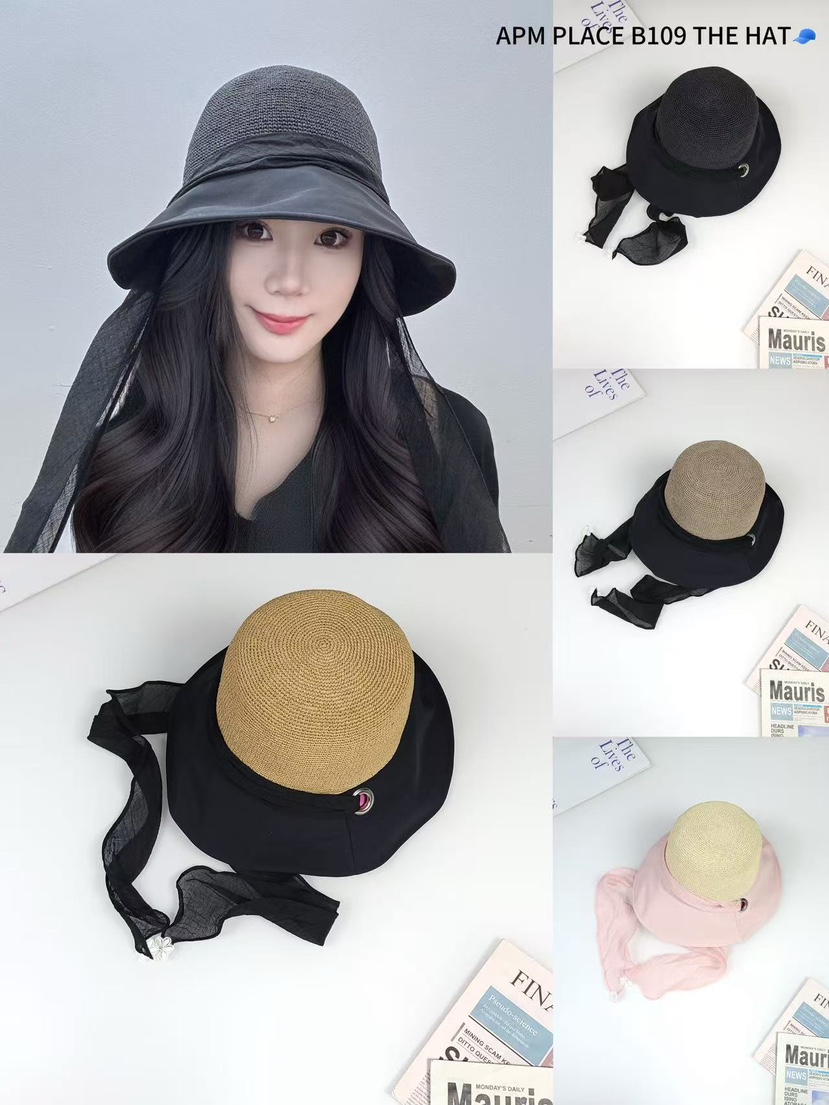 THE HAT-P直郵韓國代購㊣女裝新款時尚推薦熱賣25春夏帽子THE HAT帽子
