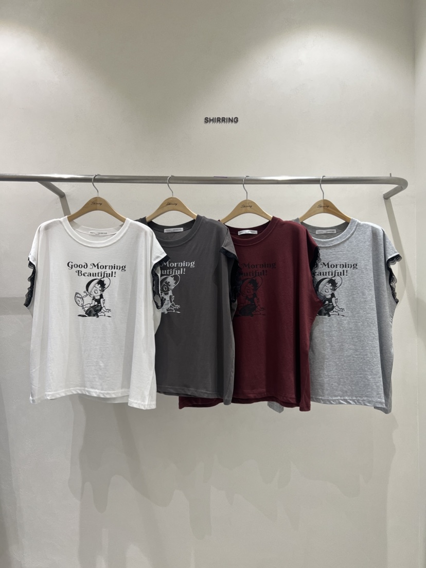 SHIRRING直郵韓國代購㊣女裝新品推薦25春夏人氣熱賣時尚T恤SHIRRINGT恤