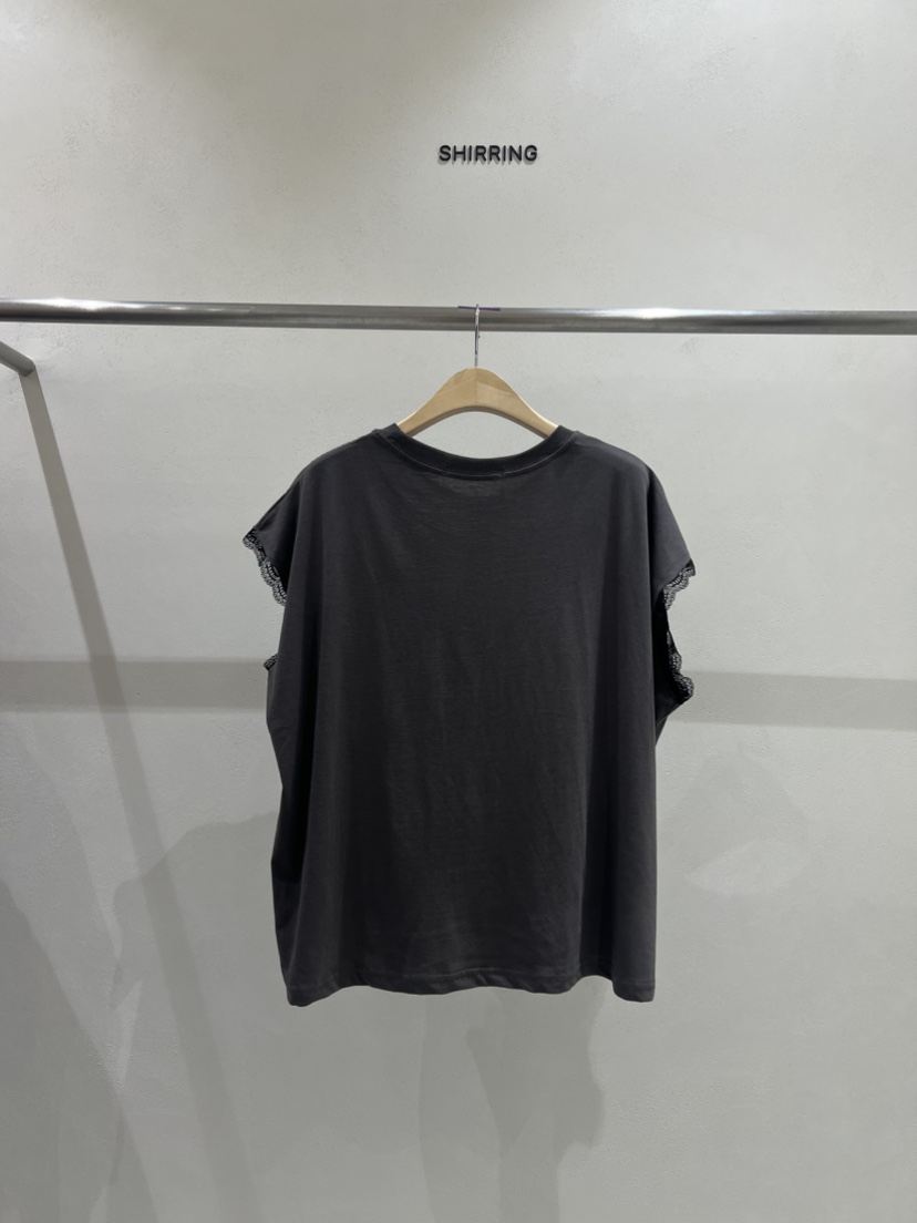 SHIRRING直郵韓國代購㊣女裝新品推薦25春夏人氣熱賣時尚T恤SHIRRINGT恤