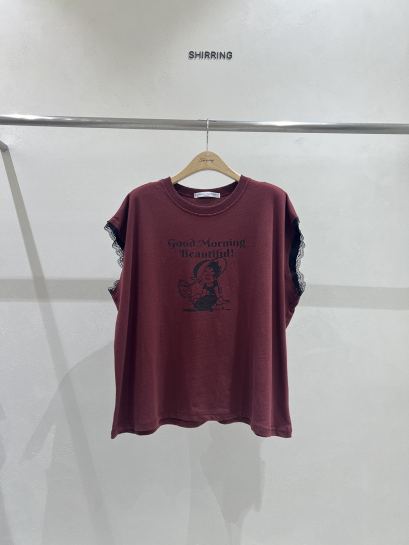 SHIRRING直郵韓國代購㊣女裝新品推薦25春夏人氣熱賣時尚T恤SHIRRINGT恤圖色3