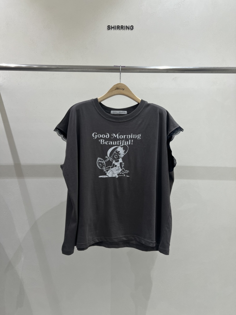 SHIRRING直郵韓國代購㊣女裝新品推薦25春夏人氣熱賣時尚T恤SHIRRINGT恤圖色4