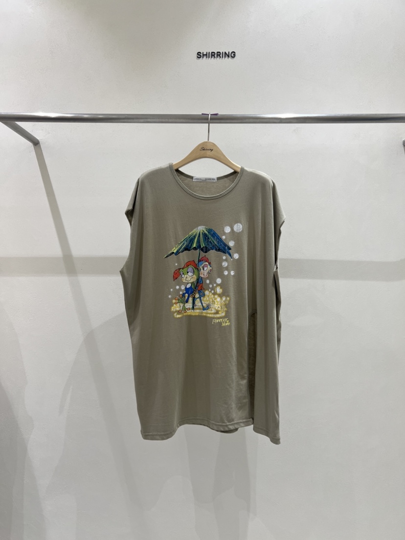 SHIRRING直郵韓國代購㊣女裝新款休閑人氣熱賣時尚推薦25春夏T恤SHIRRINGT恤圖色3