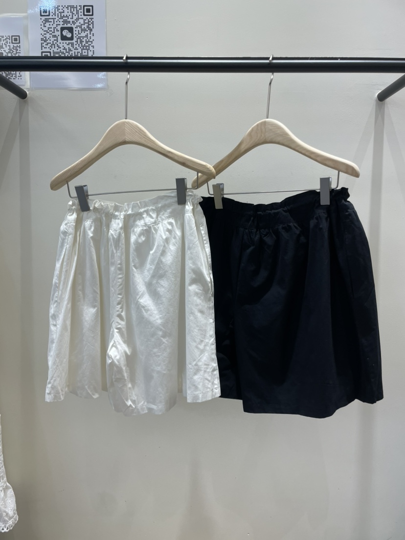 NEOUL直郵韓國代購㊣女裝新款時尚休閑推薦人氣熱賣25春夏短褲NEOUL/ahin雙領標簽短褲