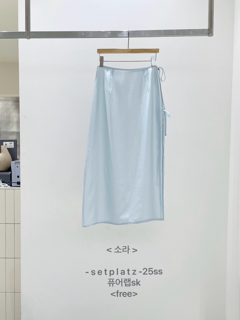 SETPLATZ韓國直郵㊣女裝新品熱賣25春夏推薦人氣休閑時尚長裙PLATZCLASSIC長裙圖色2