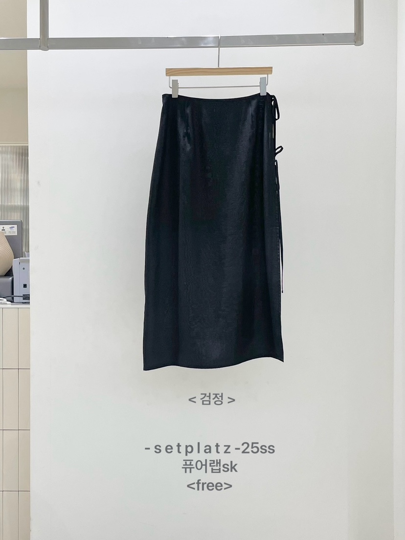 SETPLATZ韓國直郵㊣女裝新品熱賣25春夏推薦人氣休閑時尚長裙PLATZCLASSIC長裙圖色4