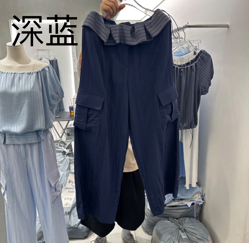 ANDE韓國直郵㊣女裝新品時尚25春夏推薦人氣休閑熱賣休閑褲ANDE休閑褲圖色3