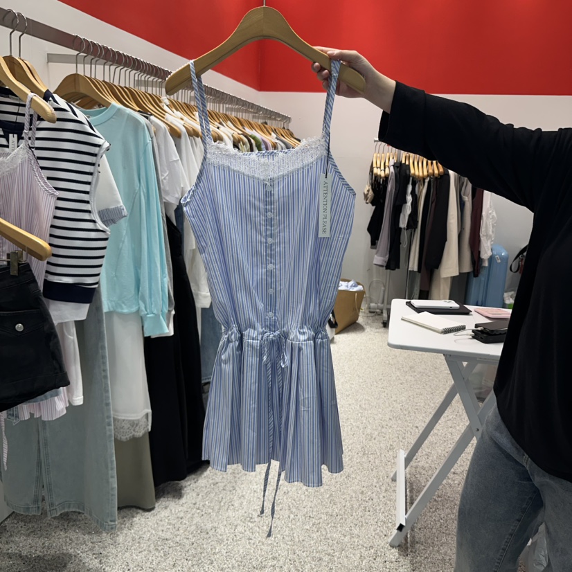 ATPZ直郵韓國代購㊣女裝新品休閑25春夏熱賣人氣時尚連衣裙ATTENTION PLEAES連衣裙