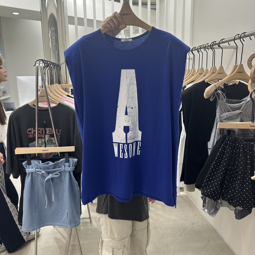 VENEFIT東大門實拍女士新品時尚推薦熱賣人氣真品休閑吊帶背心VENEFIT/JENNIE吊帶/背心圖色2