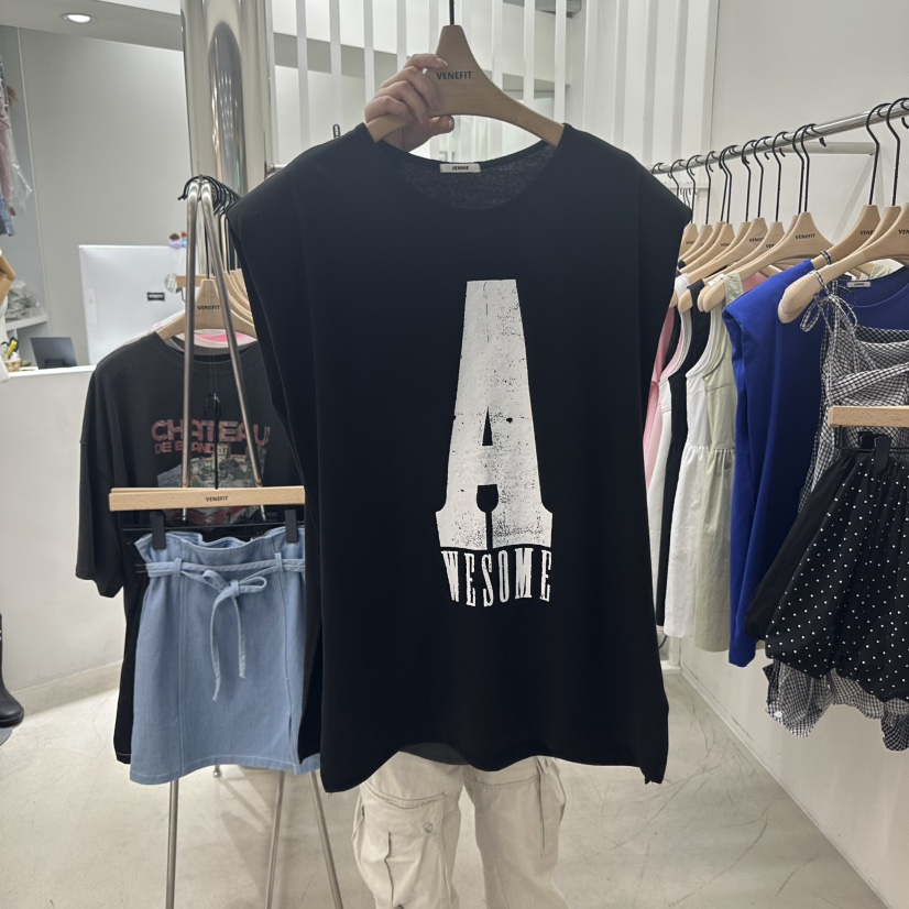 VENEFIT東大門實拍女士新品時尚推薦熱賣人氣真品休閑吊帶背心VENEFIT/JENNIE吊帶/背心圖色3