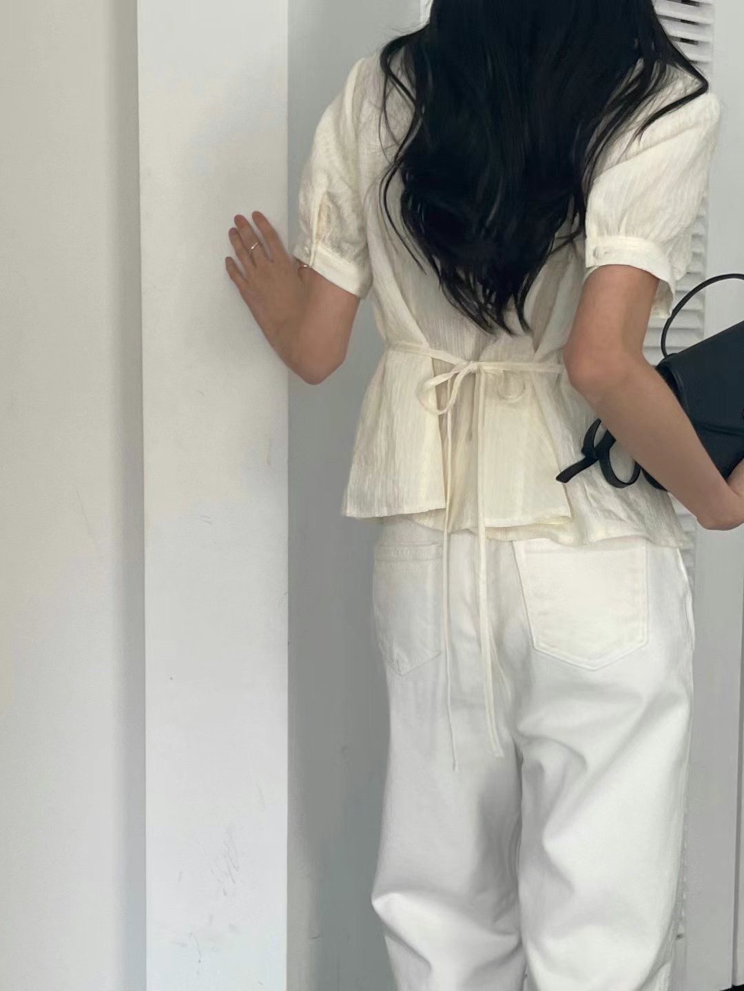 SOMETHINGELSE東大門直郵女裝新品人氣25春夏襯衫蕾絲衫紐扣SOMETHINGELSE襯衫/蕾絲衫