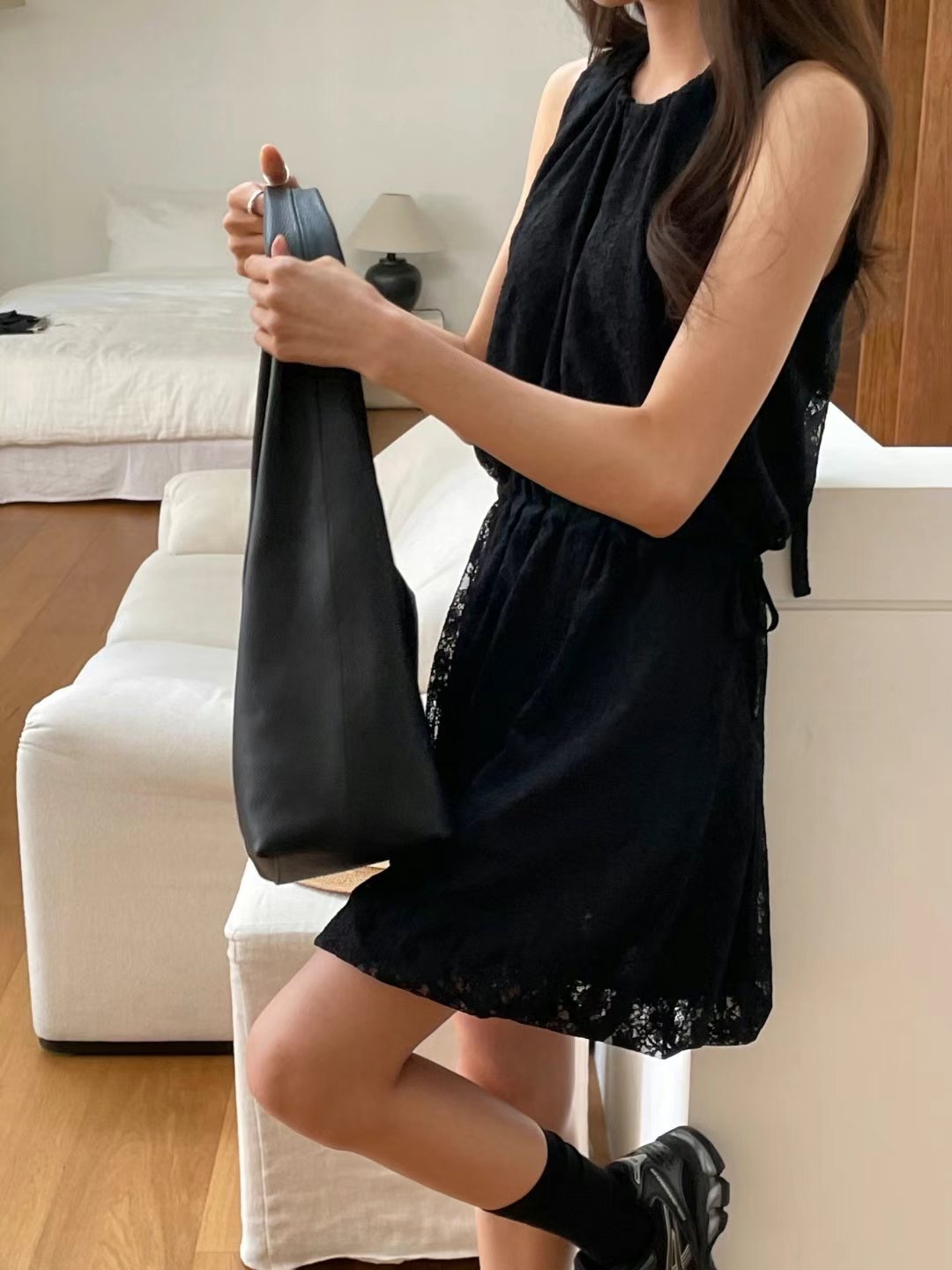 SOMETHINGELSE東大門直郵女裝新款職業人氣真品休閑連衣裙蕾絲SOMETHINGELSE連衣裙