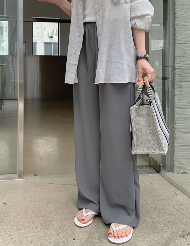 I BLLE韓國代購女士新款休閑熱賣真品25春夏時尚人氣休閑褲I BLLE休閑褲