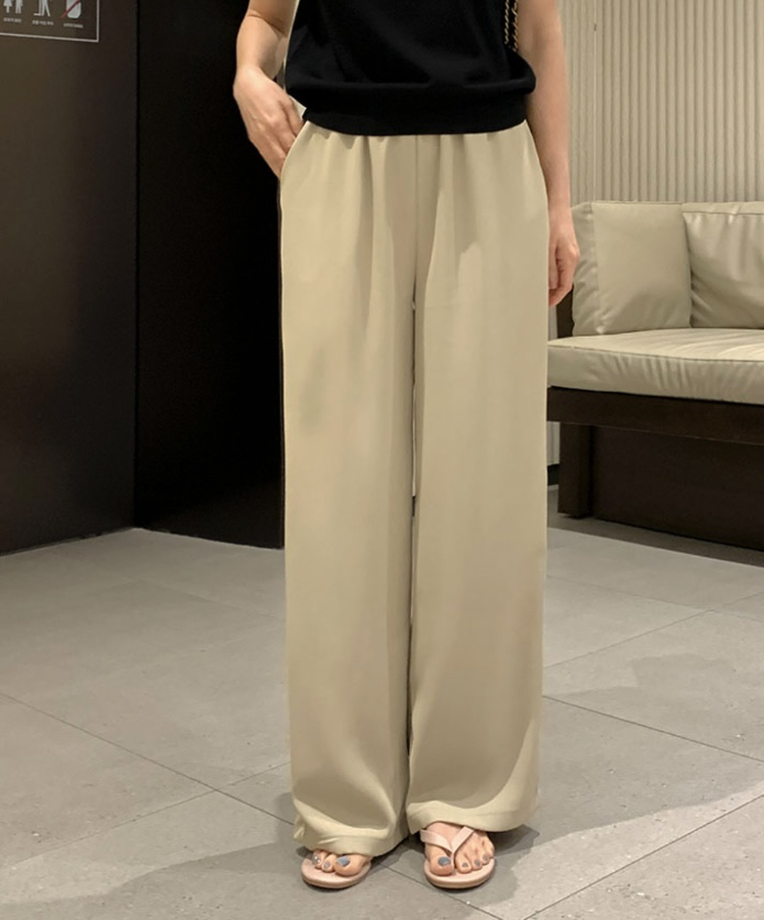 I BLLE韓國代購女士新款休閑熱賣真品25春夏時尚人氣休閑褲I BLLE休閑褲圖色2