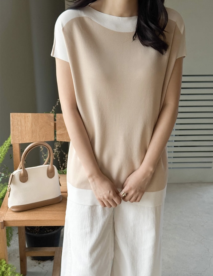 I BLLE東大門代購女裝新品人氣25春夏熱賣職業休閑時尚針織衫I BLLE針織衫