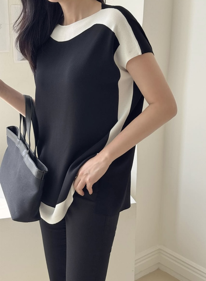 I BLLE東大門代購女裝新品人氣25春夏熱賣職業休閑時尚針織衫I BLLE針織衫