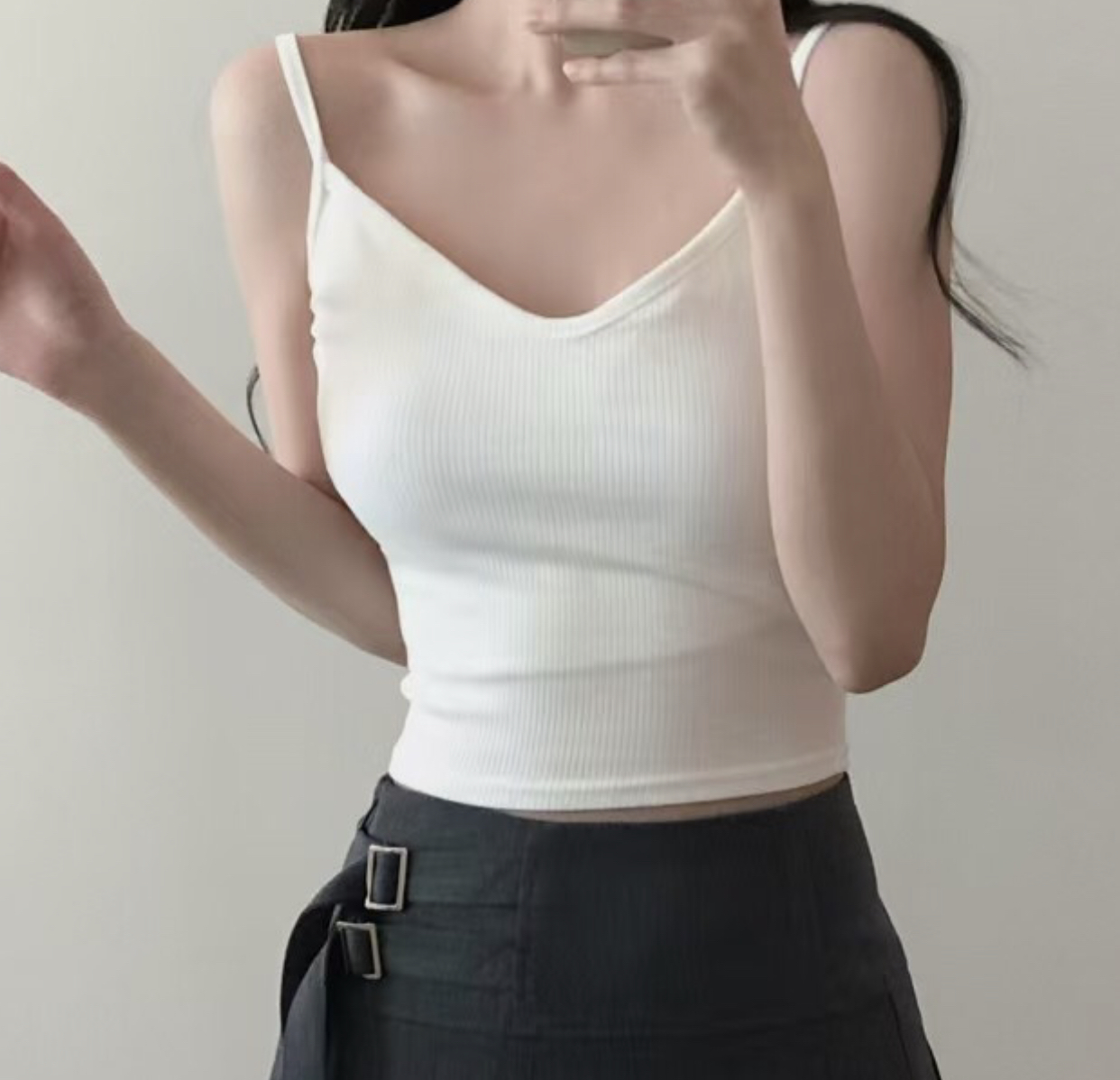 PARTY韓國直郵女士新款25春夏真品時尚休閑熱賣職業吊帶背心PARTY吊帶/背心圖色2