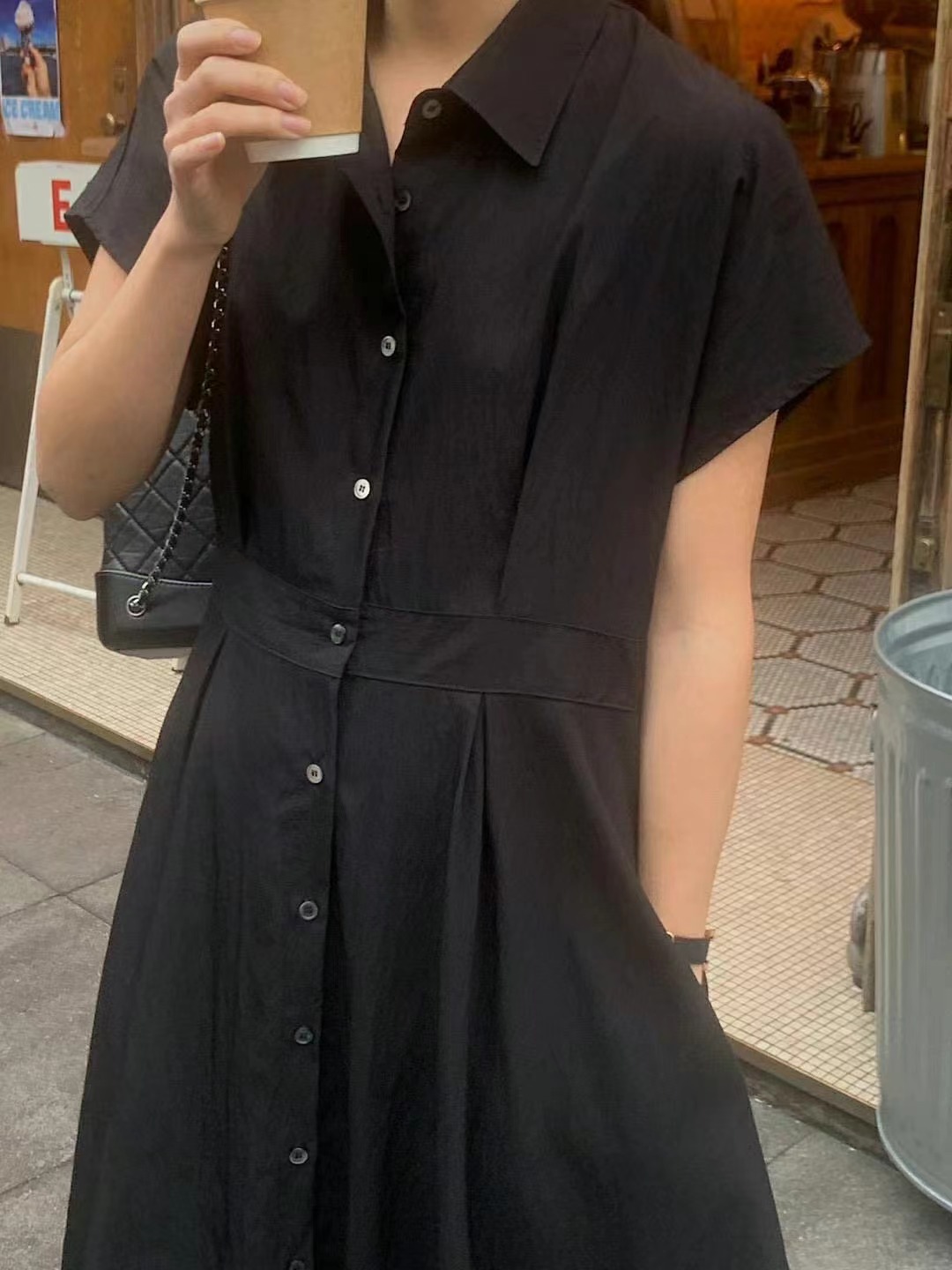 LITER韓國直郵女士新款休閑時尚人氣熱賣職業25春夏推薦連衣裙LITER連衣裙