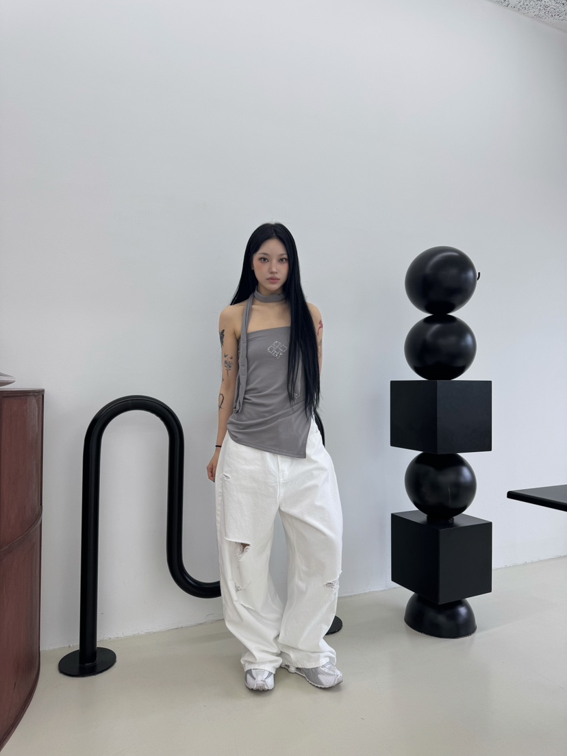 SEEOT東大門實拍女士新款人氣時尚職業熱賣推薦25春夏休閑褲GGD休閑褲