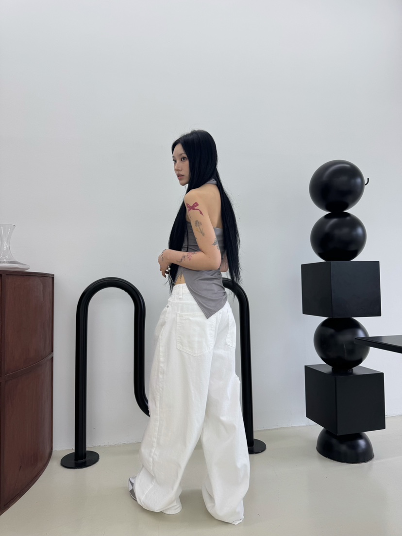 SEEOT東大門實拍女士新款人氣時尚職業熱賣推薦25春夏休閑褲GGD休閑褲
