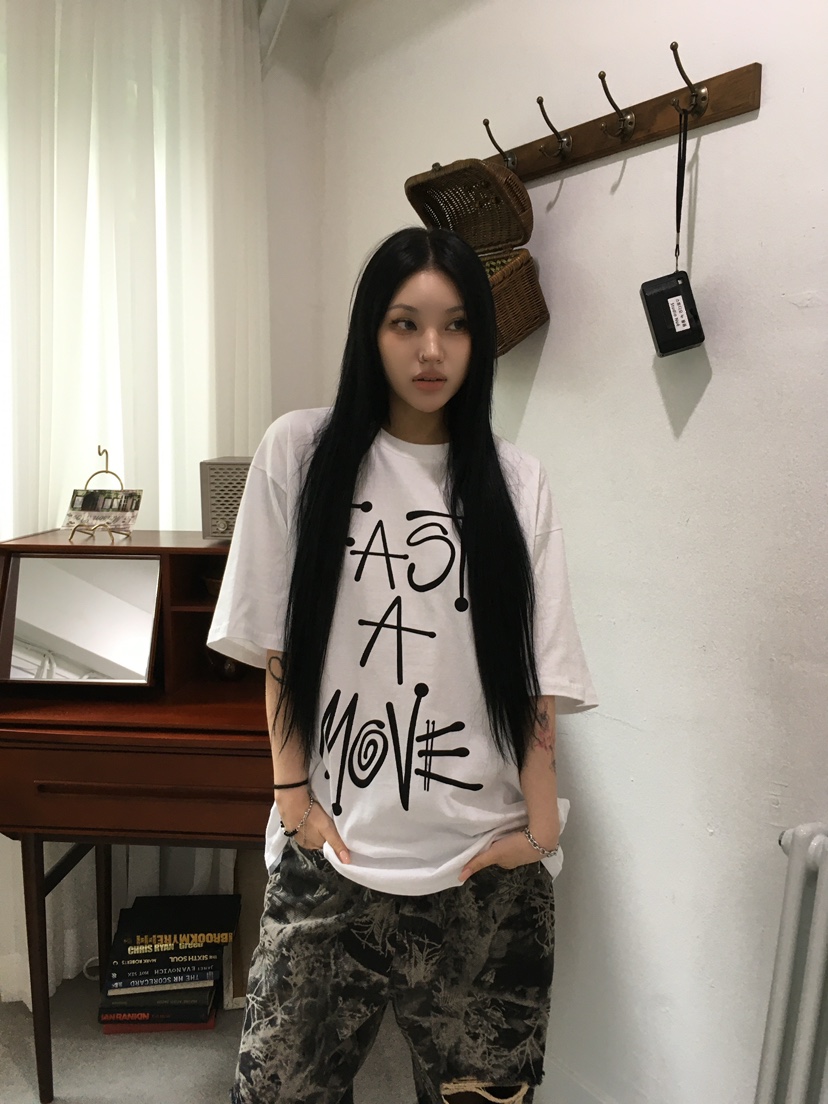 SEEOT東大門直郵女士新款真品人氣職業休閑熱賣T恤男女同款GGDT恤圖色2