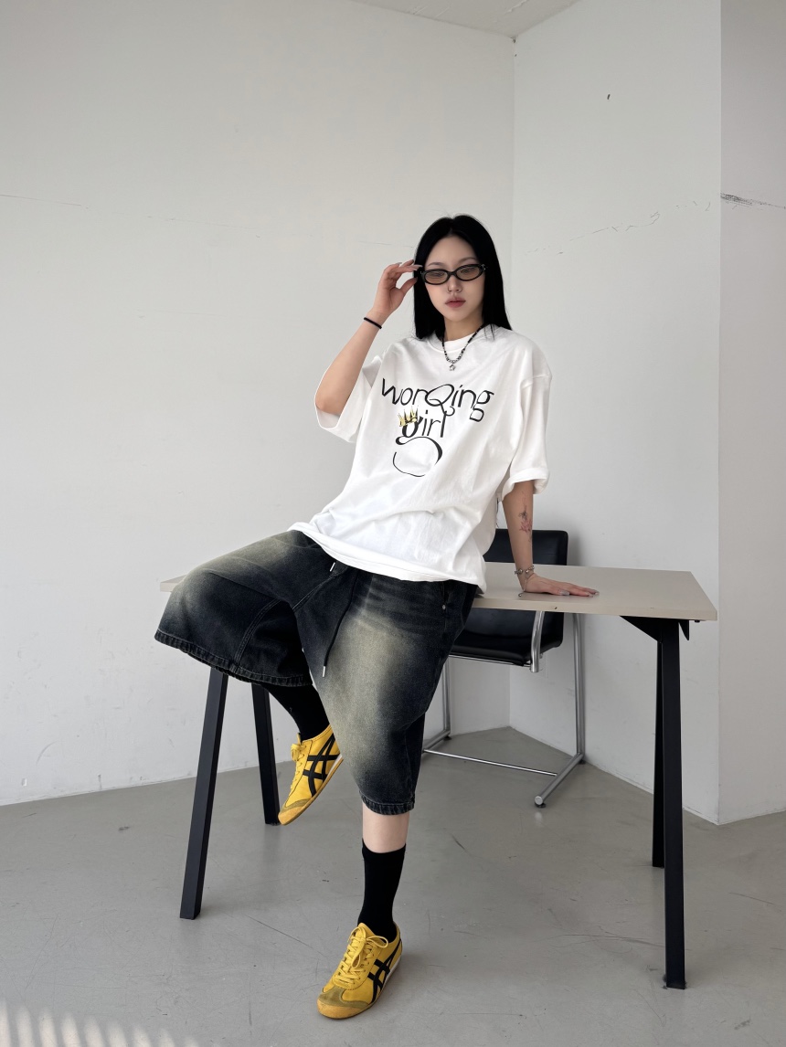 SEEOT韓國代購女士新品推薦時尚真品人氣職業熱賣休閑短褲口袋GGD短褲