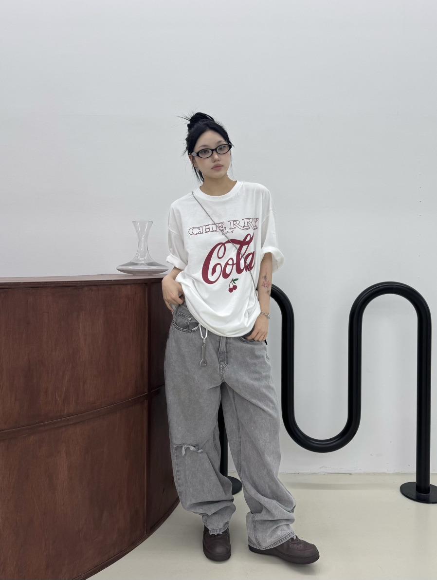 SEEOT東大門代購女裝新款推薦時尚真品人氣熱賣T恤男女同款GGDT恤