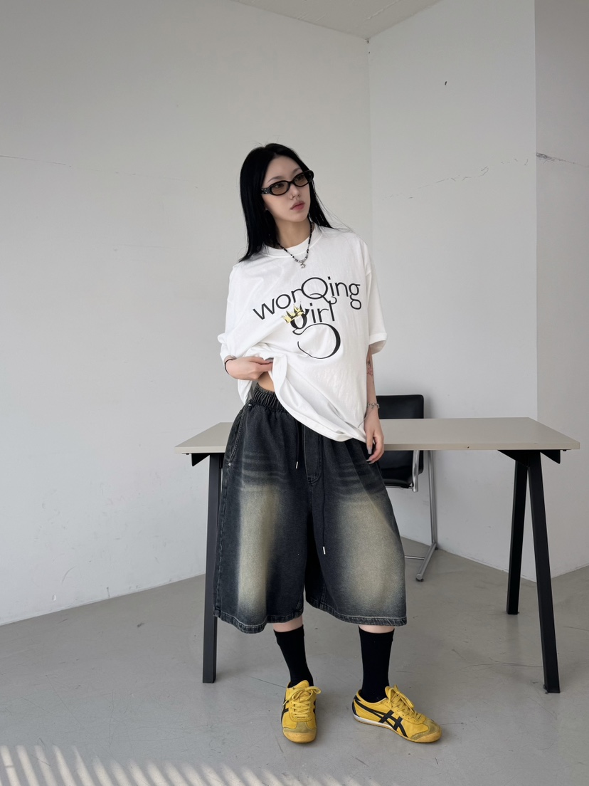 SEEOT韓國代購女士新款推薦時尚人氣熱賣職業休閑T恤男女同款GGDT恤