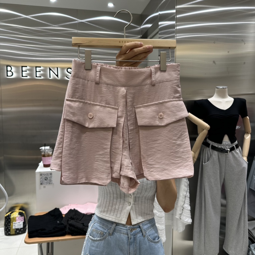 BEENS東大門實拍女裝新款真品時尚熱賣職業休閑推薦25春夏短褲BEENS短褲圖色2