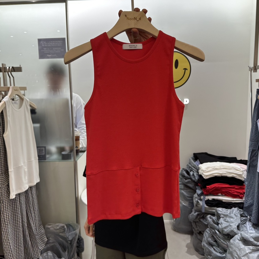 NOON_D東大門代購女士新品人氣真品職業熱賣休閑推薦吊帶背心NOON_D吊帶/背心圖色2