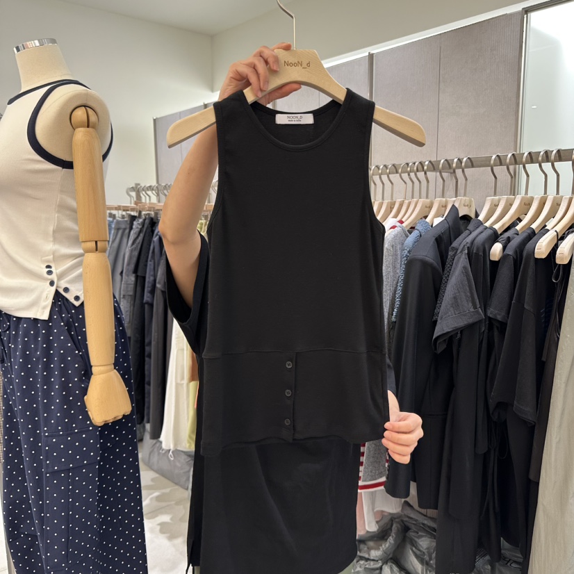 NOON_D東大門代購女士新品人氣真品職業熱賣休閑推薦吊帶背心NOON_D吊帶/背心圖色3