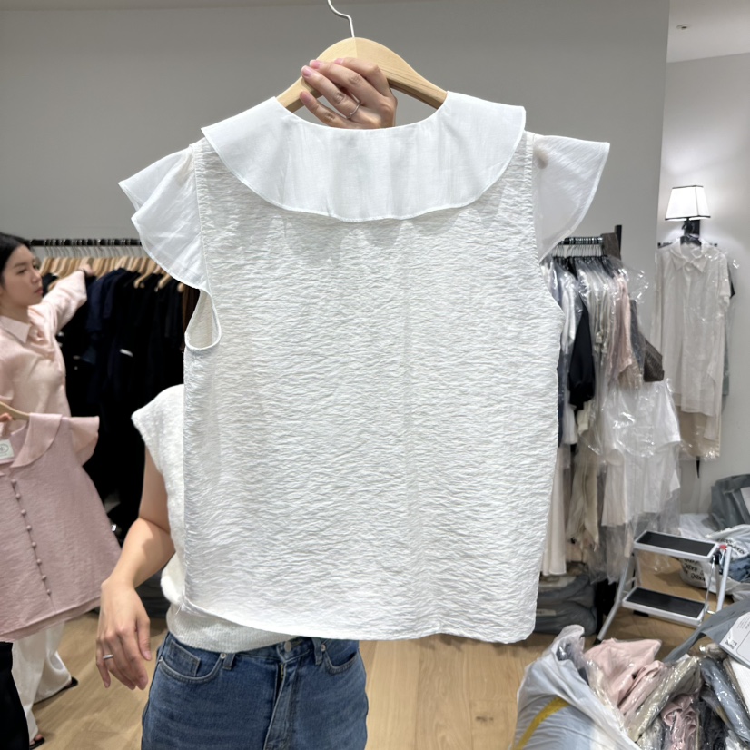 M.G.N東大門實拍女裝新款時尚休閑職業真品熱賣襯衫蕾絲衫MAGNET襯衫/蕾絲衫