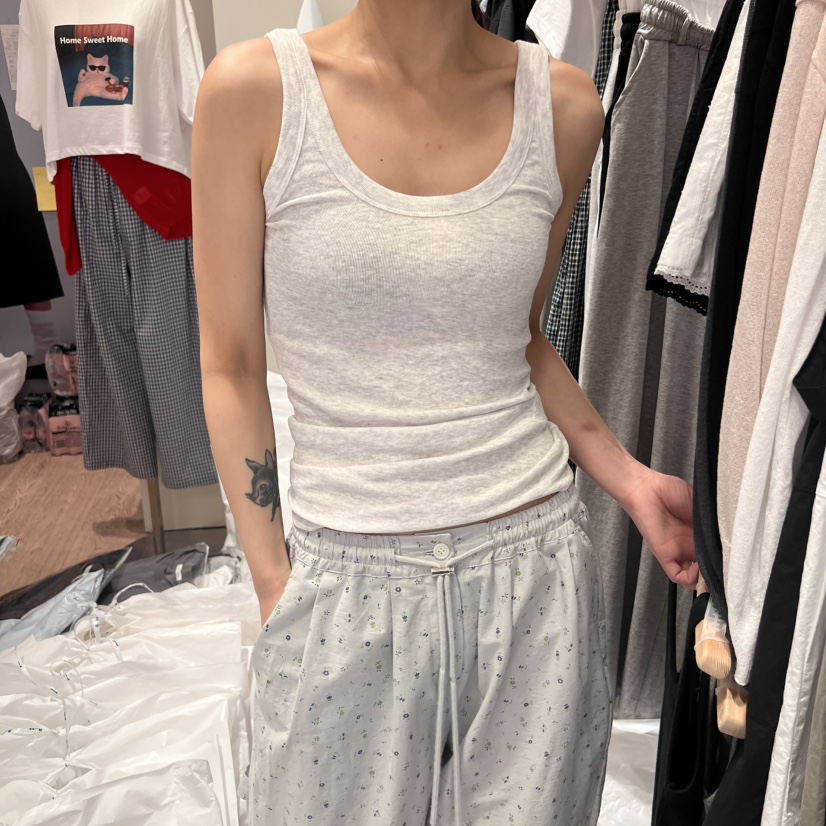 ORMORE東大門代購女士新品推薦25春夏休閑吊帶背心不含內搭ORMORE吊帶/背心圖色3