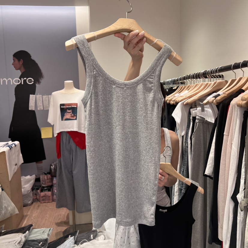 ORMORE東大門代購女士新品推薦25春夏休閑吊帶背心不含內搭ORMORE吊帶/背心圖色5