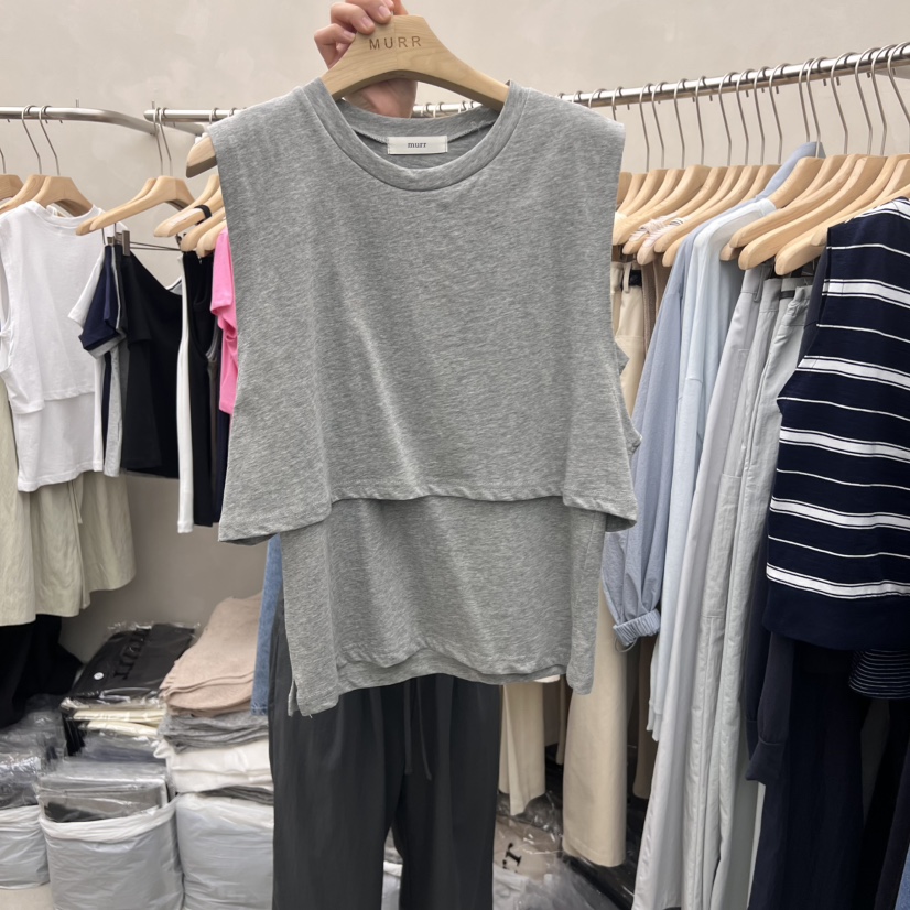 MURR東大門代購女士新款職業推薦真品人氣休閑時尚吊帶背心MURR吊帶/背心圖色2