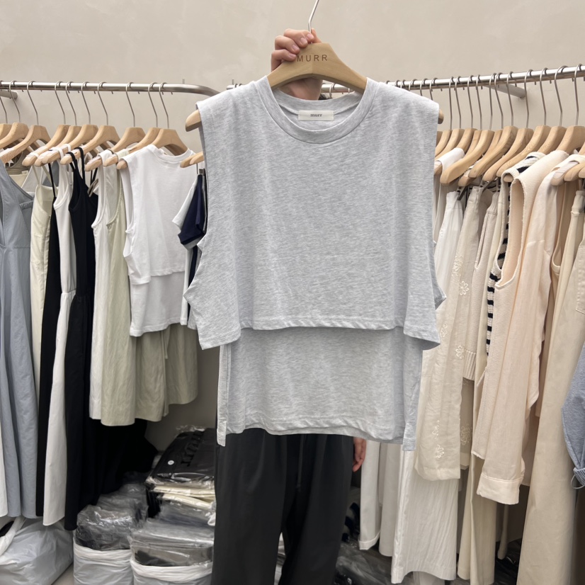 MURR東大門代購女士新款職業推薦真品人氣休閑時尚吊帶背心MURR吊帶/背心圖色3