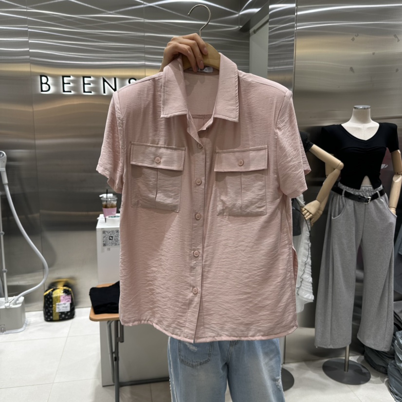 BEENS東大門直郵女裝新款休閑職業真品推薦人氣熱賣襯衫蕾絲衫BEENS襯衫/蕾絲衫圖色2