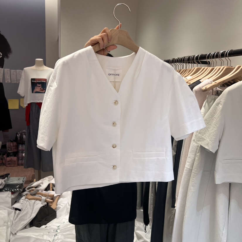 ORMORE東大門代購女裝新品職業推薦人氣休閑真品熱賣25春夏夾克ORMORE夾克圖色2
