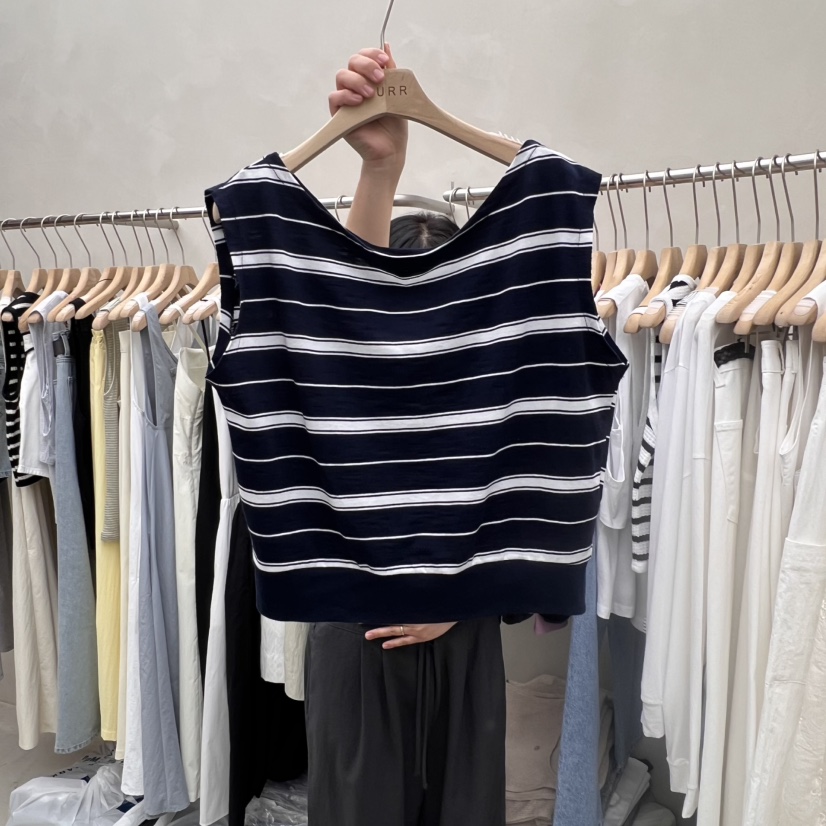 MURR韓國直郵女士新品職業人氣時尚25春夏休閑推薦吊帶背心MURR吊帶/背心圖色2