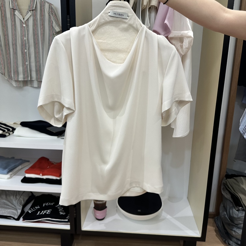 MUYBIEN東大門實拍女裝新款熱賣人氣休閑職業時尚襯衫蕾絲衫MUYBIEN襯衫/蕾絲衫圖色2