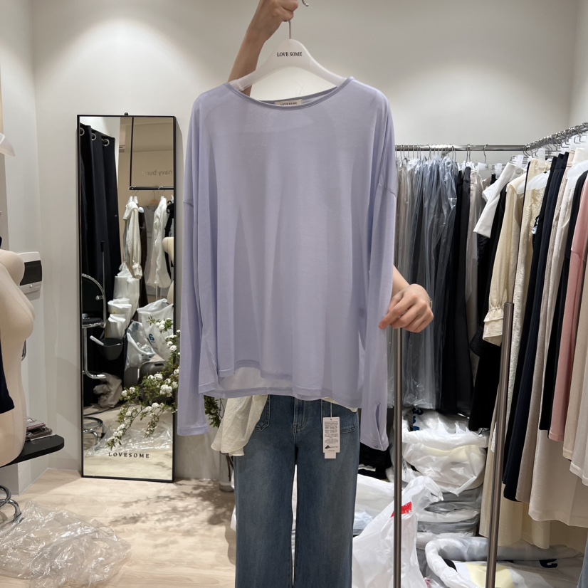 LOVE SOME韓國代購女裝新品人氣真品職業熱賣時尚推薦長袖T恤LOVE SOME長袖T恤圖色5