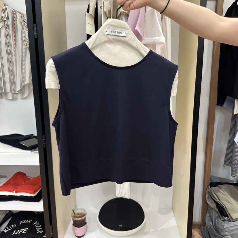 MUYBIEN東大門實拍女裝新款推薦時尚25春夏真品熱賣吊帶背心MUYBIEN吊帶/背心圖色2