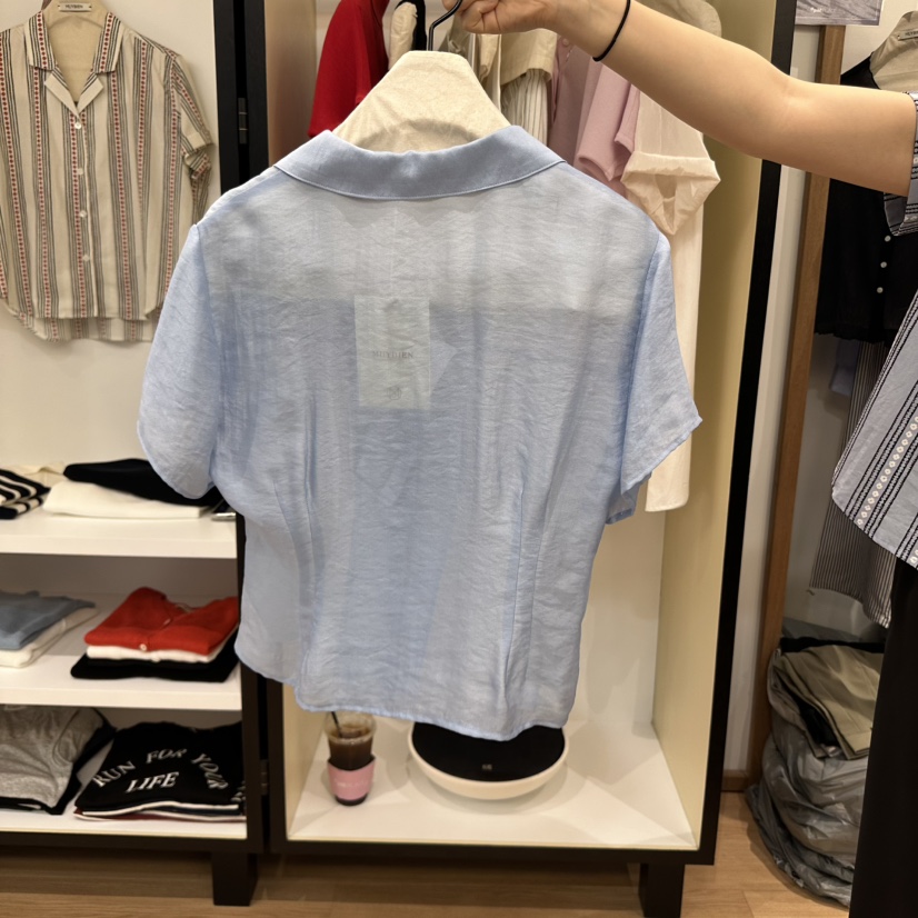 MUYBIEN東大門代購女士新款真品時尚熱賣推薦人氣襯衫蕾絲衫MUYBIEN襯衫/蕾絲衫