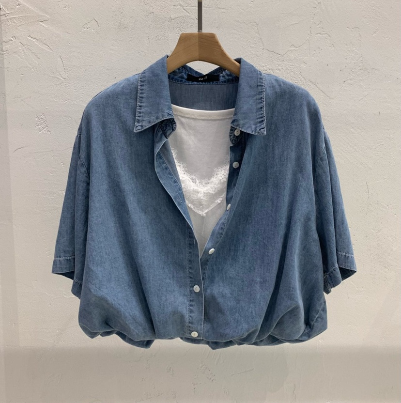 1 2ILLY-S東大門代購女士新品職業人氣推薦休閑襯衫蕾絲衫1 2ILLY/THE SIL襯衫/蕾絲衫