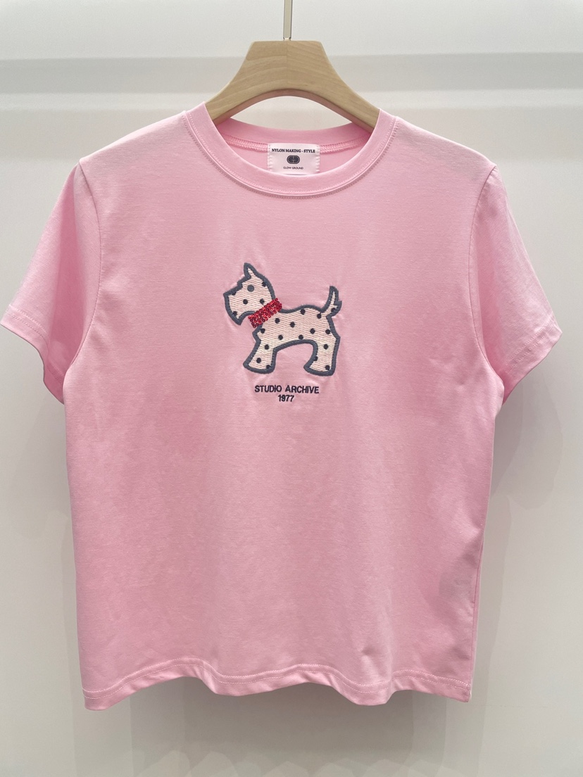 NYLON韓國直郵女士新品推薦熱賣人氣時尚休閑真品25春夏T恤NYLONT恤圖色2