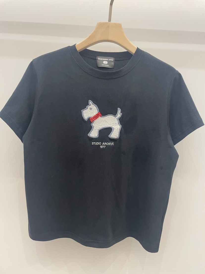 NYLON韓國直郵女士新品推薦熱賣人氣時尚休閑真品25春夏T恤NYLONT恤圖色4